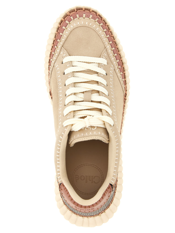 Chloé Nama Zeppe - Beige | adae1c285be9e034de63643287a53f9d238ac94e