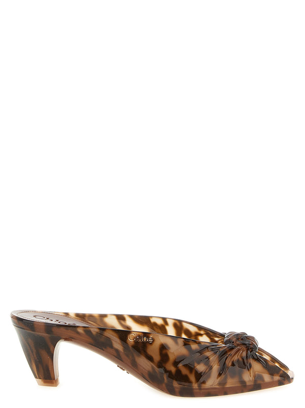 Sabot Jelly Decollete Marrone