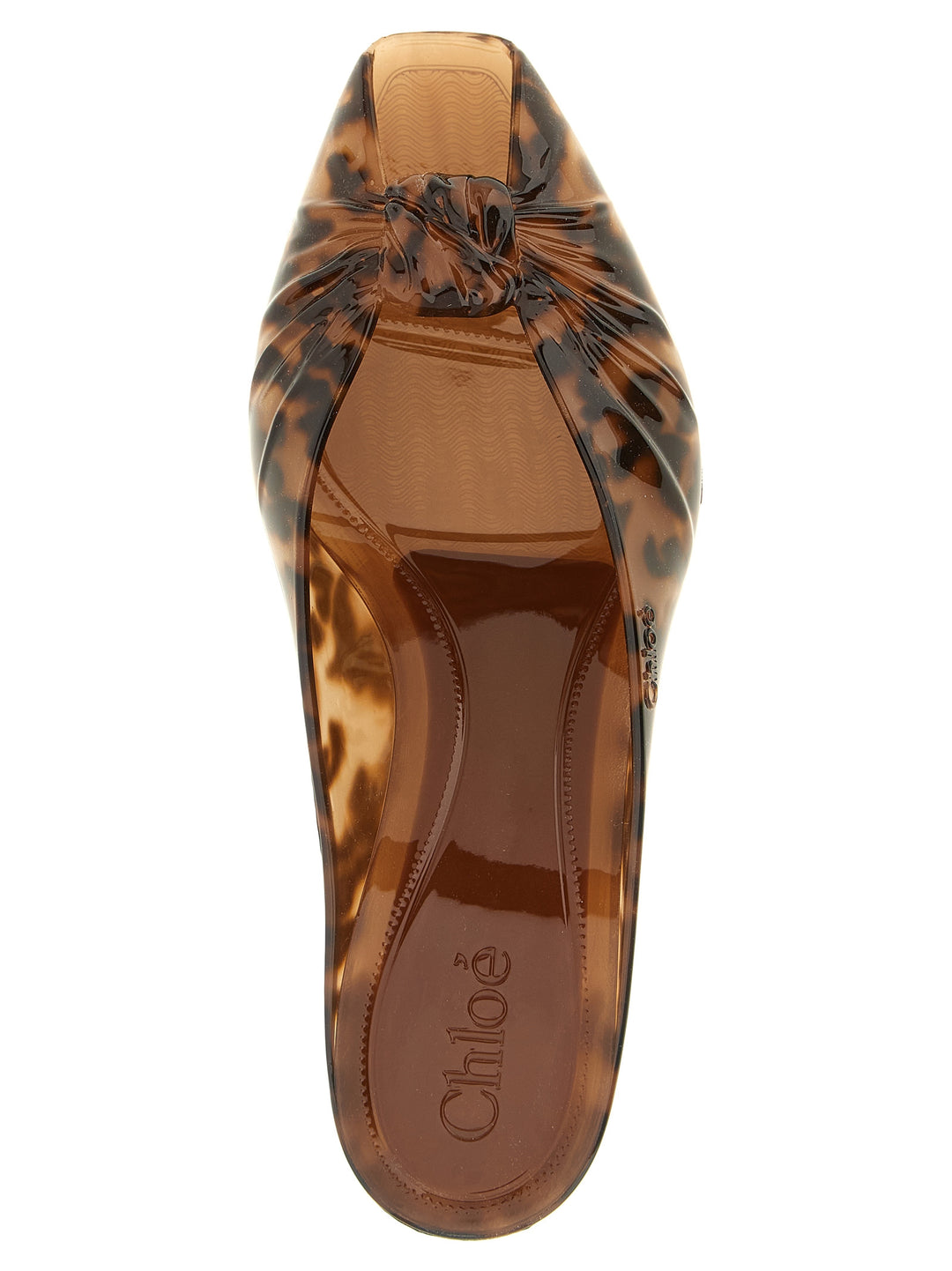 Chloé Sabot Jelly Decollete - Marrone | fa04a02c2352a7ea8a406e9d1e0e72725f4cbb1e