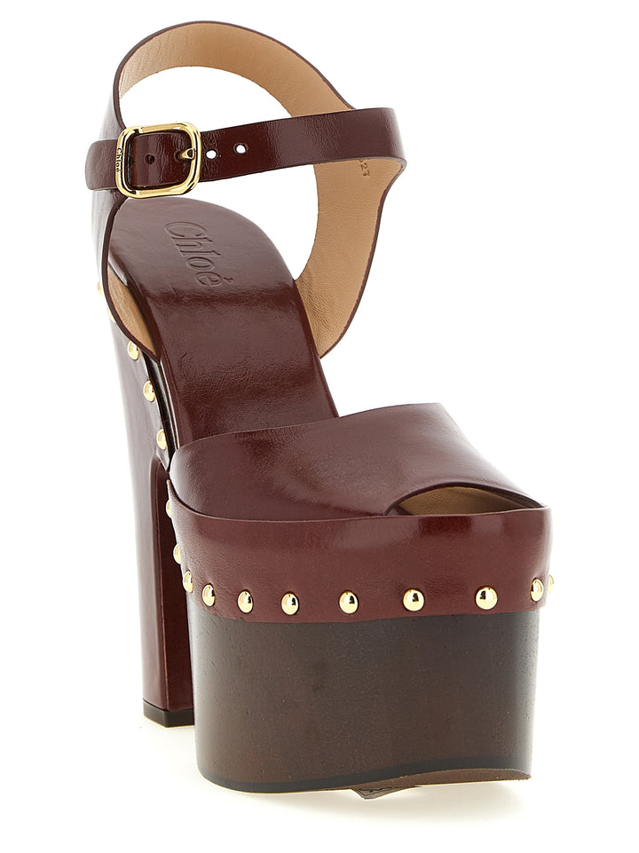 Chloé Meret Sandali - Bordeaux | 19176b78fea14d13a7202b148c22b04441933d63