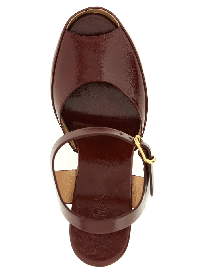 Chloé Meret Sandali - Bordeaux | 776c3f90cd72e16ce532ff316cd26b6a8e0a72bb
