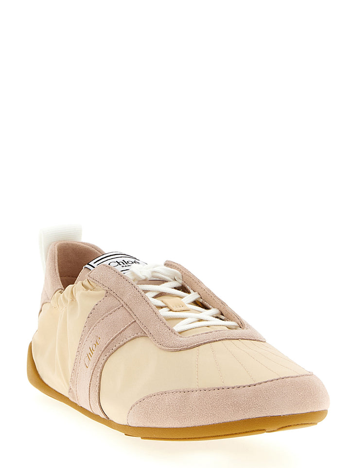Chloé Chloé Kick Sneakers - Beige | 726ebdcabaf40c8047074cc33d01394b1a409ca2