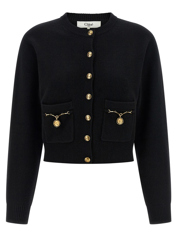 Chloé Horse Medal Maglioni - Nero | 0676a9e2817d6b6be5bc7783fb914a84af41f50d