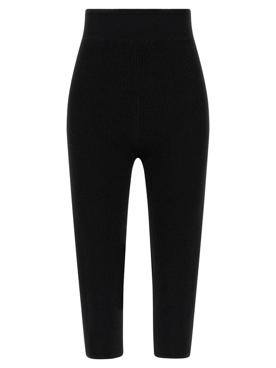 Knitted Leggings Nero