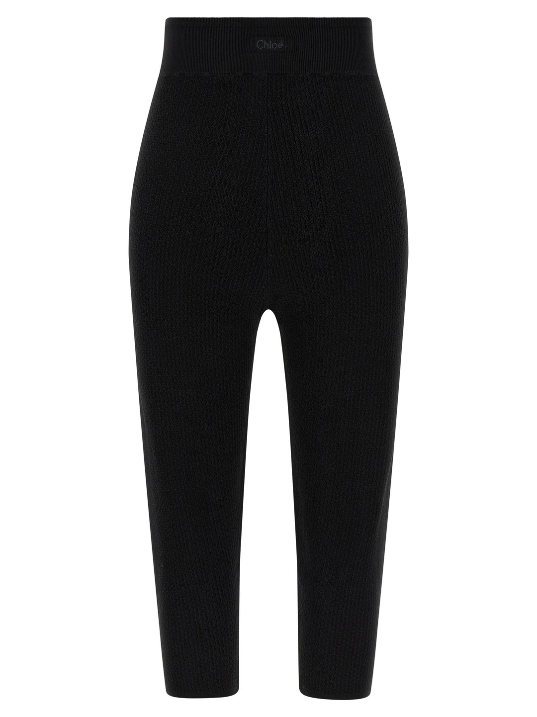 Chloé Knitted Leggings - Nero | 960d685bf8b48f11e515a4168095b12b475eedf4
