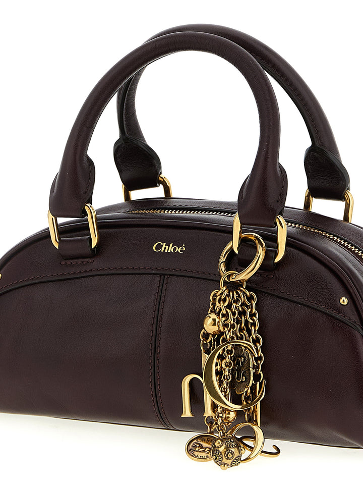 Chloé Bowling Piccola Borse a Mano - Bordeaux | f632c3944e8224039491902584510ba72c37c27d