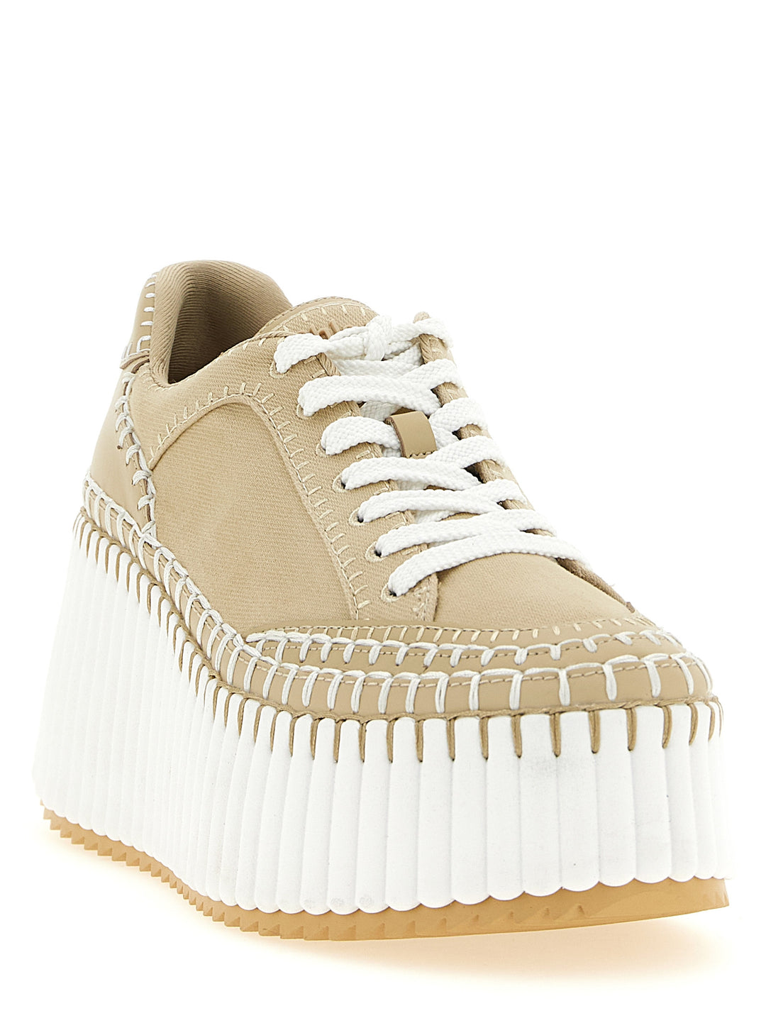 Chloé Nama Zeppe - Beige | e44e2d2f2a7220edd98b03b2ecf1cb89c800b0f0