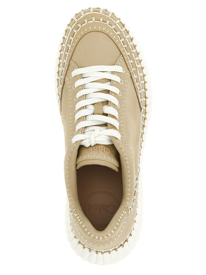 Chloé Nama Zeppe - Beige | 1b2723f7a536c57450f9b9ee30f9bfcc41de5a6f