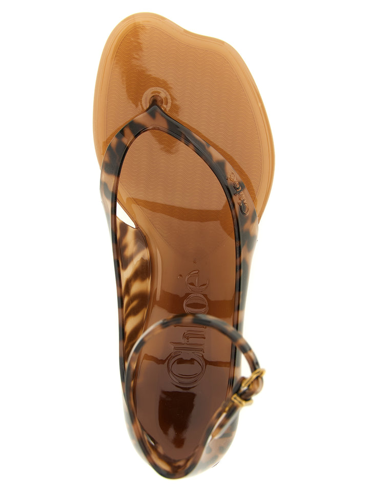 Chloé Chloé Jelly Sandali - Marrone | f489654556ecc9b3fe31086d791fe4df207e12aa