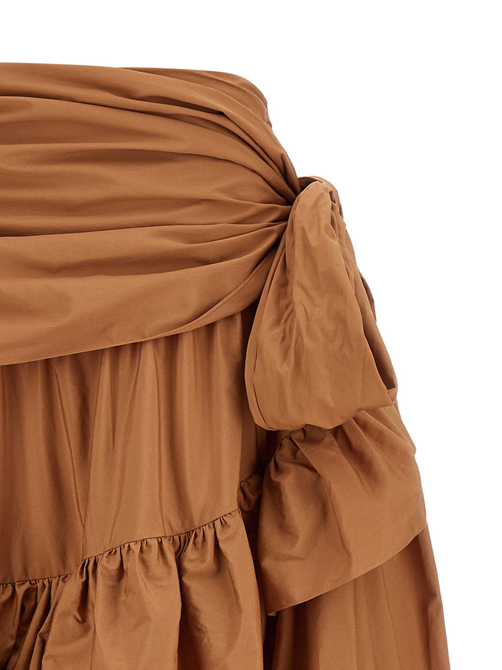 Chloé Flounces Volant Skirt Gonne - Rosa | 7705d04635b760a3622b5f87b1ef3ebd3987437c