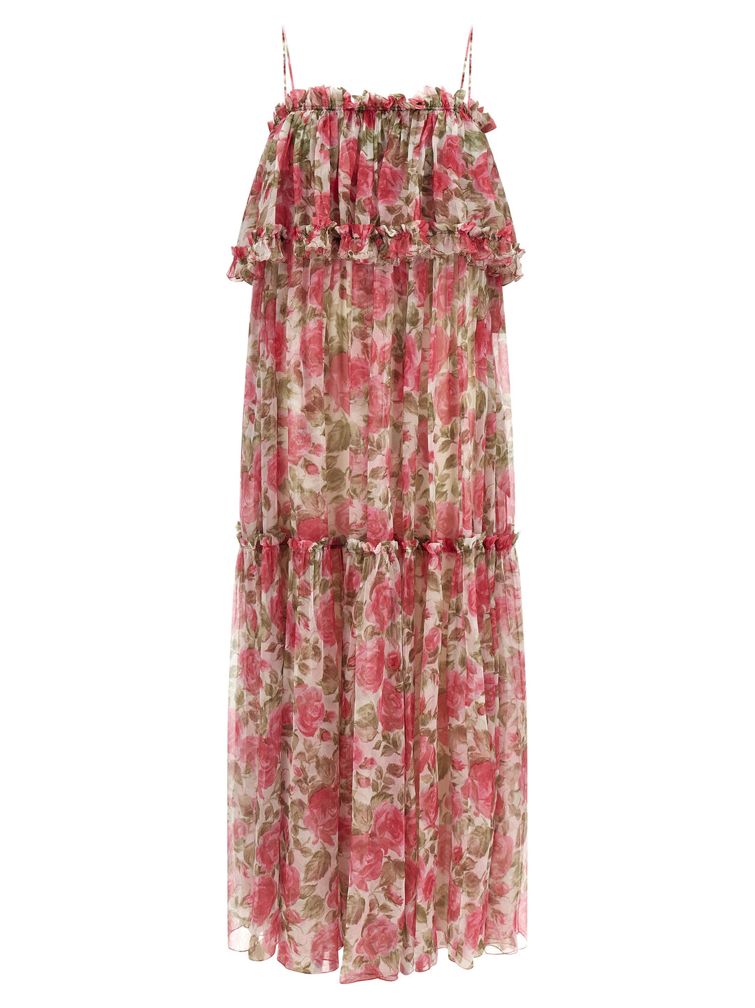 Chloé Silk Muslin Dress Abiti - Rosa | 8e5ef9e6a06106d03fb3aef8217d2a0e3bafe22e