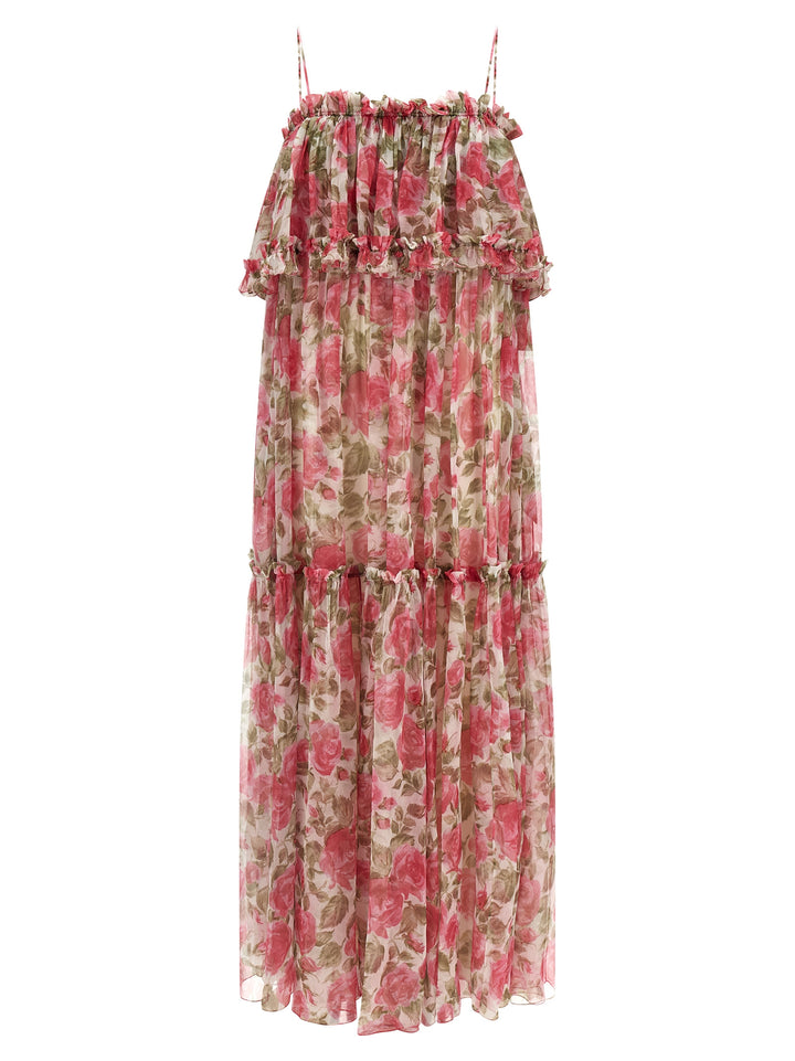 Chloé Silk Muslin Dress Abiti - Rosa | 8e5ef9e6a06106d03fb3aef8217d2a0e3bafe22e