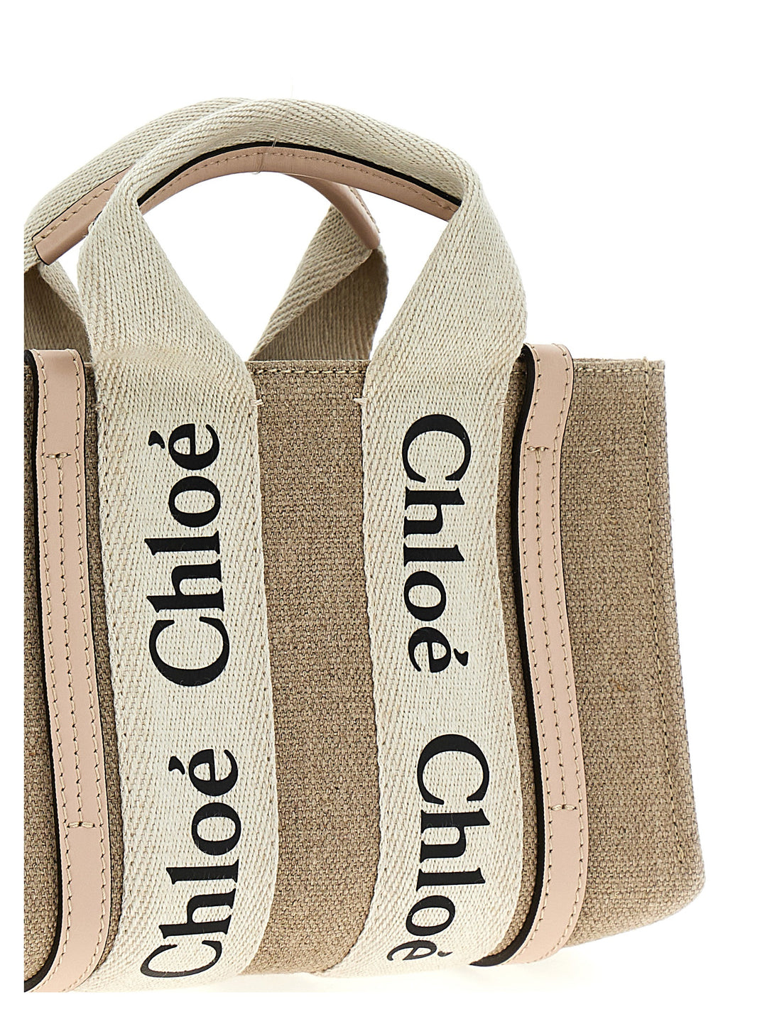 Chloé Woody Borse a Mano - Rosa | deaa853627005b58e941e191826cc08a18a0d9e0