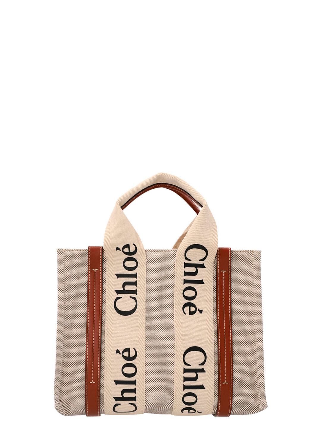 Woody Small Tote Beige