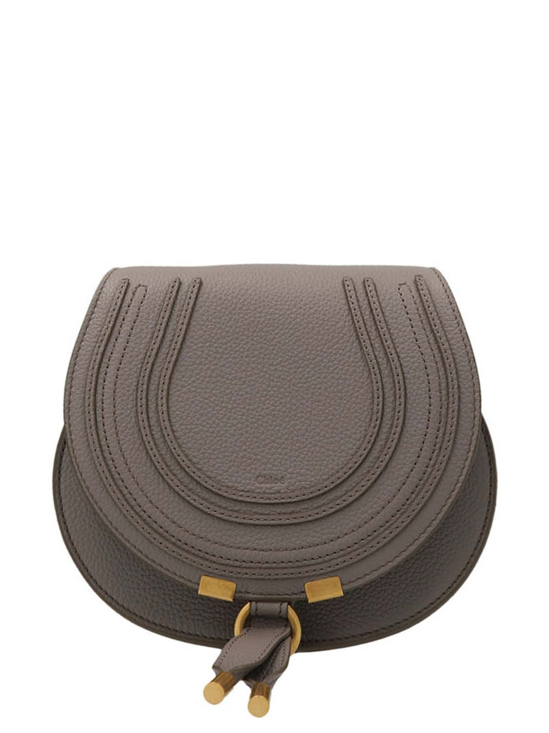 Chloé Saddle Marcie Borse a Tracolla - Grigio | e5eb6df6cf1ad6f844feb09de7620d3c48ec31a2