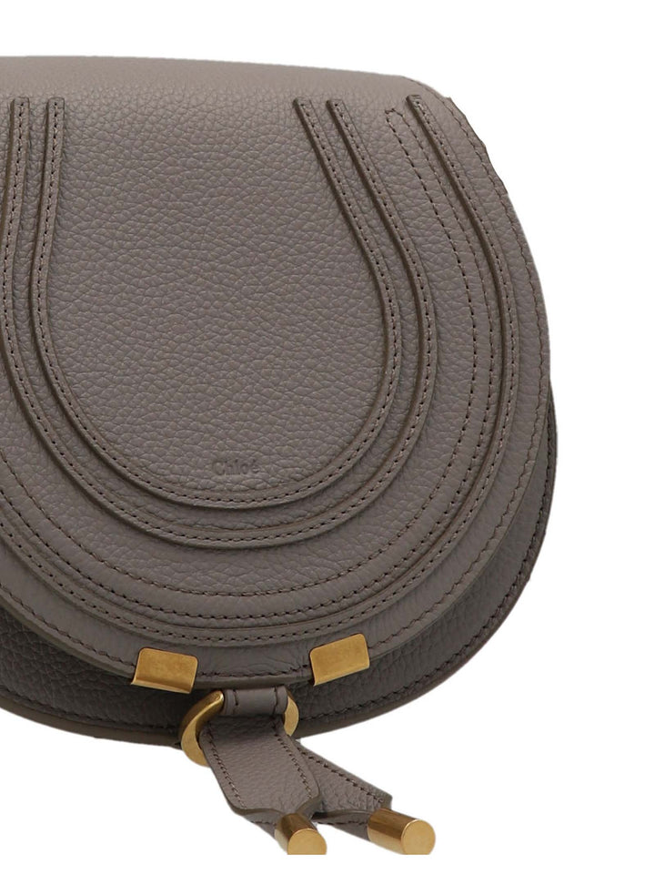 Chloé Saddle Marcie Borse a Tracolla - Grigio | 9e05888715457729ebc979457ce0742e4ebea074