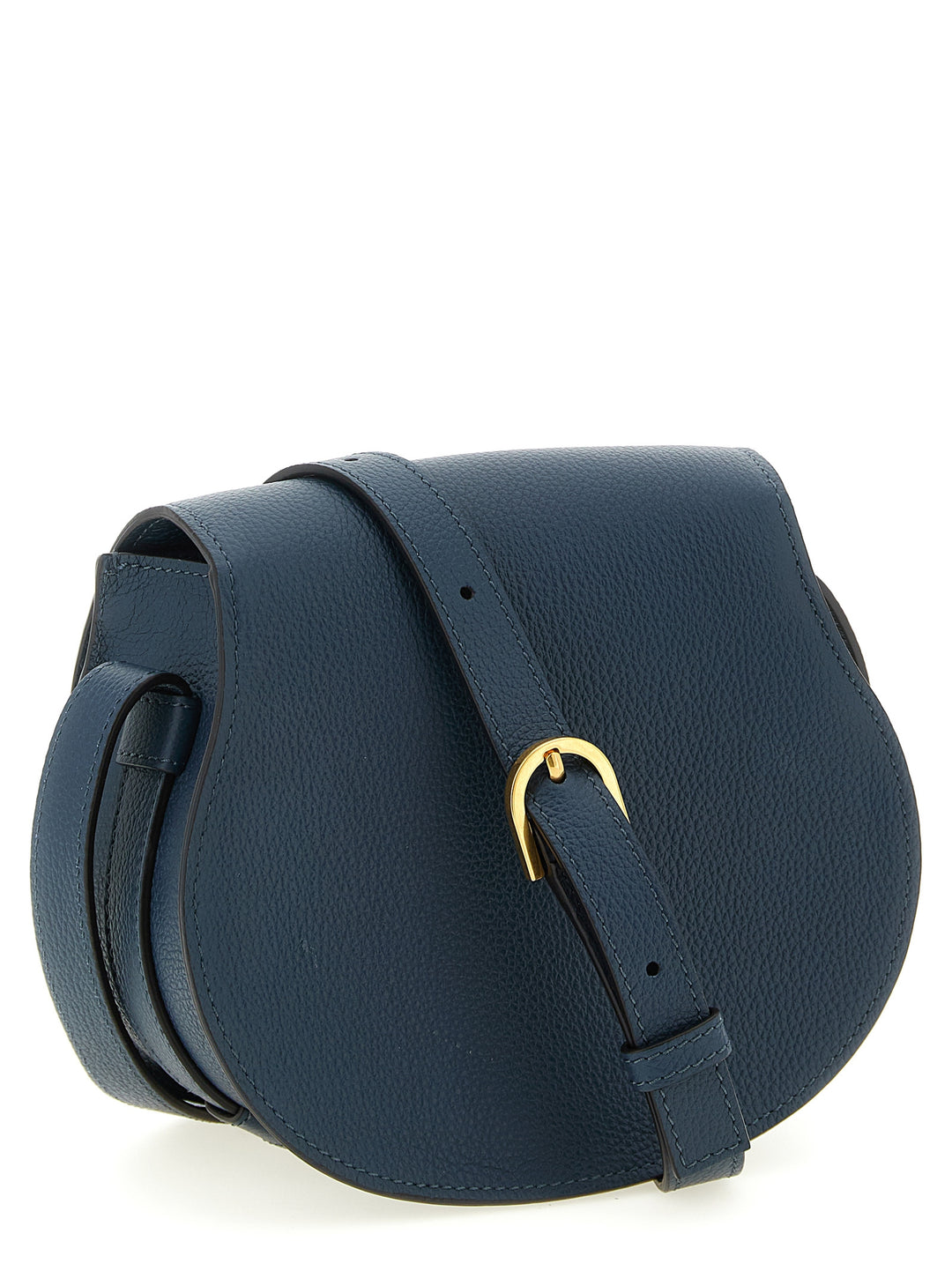 Chloé Saddle Marcie Borse a Tracolla - Blu | 7ed052444fd563f1045ba8d2d9aa8927b1777994