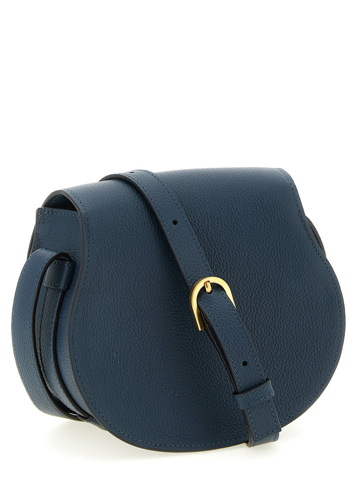 Chloé Saddle Marcie Borse a Tracolla - Blu | 7ed052444fd563f1045ba8d2d9aa8927b1777994