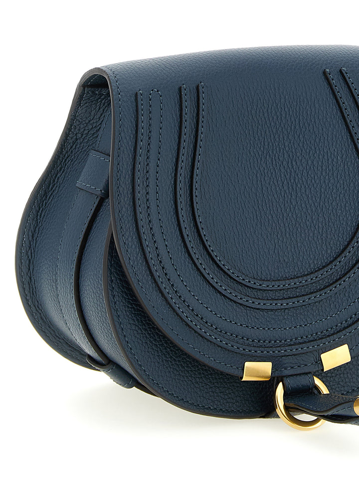 Chloé Saddle Marcie Borse a Tracolla - Blu | ecd4c79ef4cd03771384be25c3cec00615548fc0