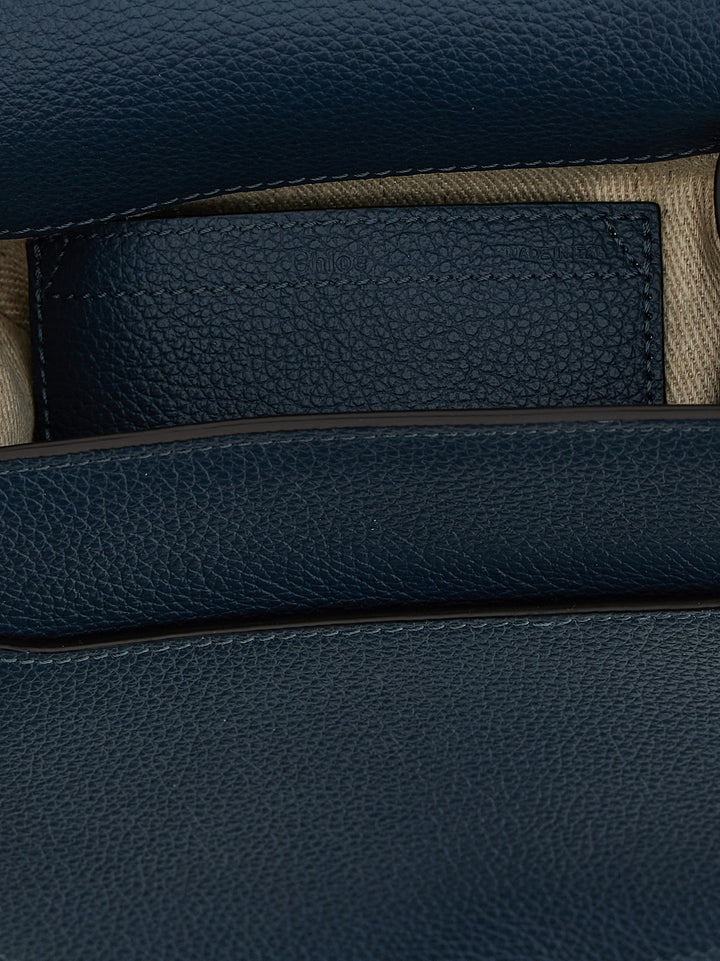 Chloé Saddle Marcie Borse a Tracolla - Blu | c1a4055058f3c7c23a3a7047f03aba662cd31b2d