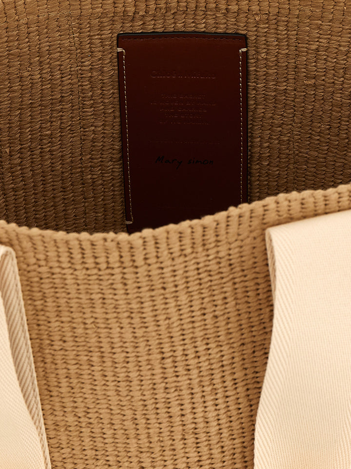 Chloé Woody Tote - Beige | 0a93199819380c4d6cd8f5f6ea3c293c8f30bdd9