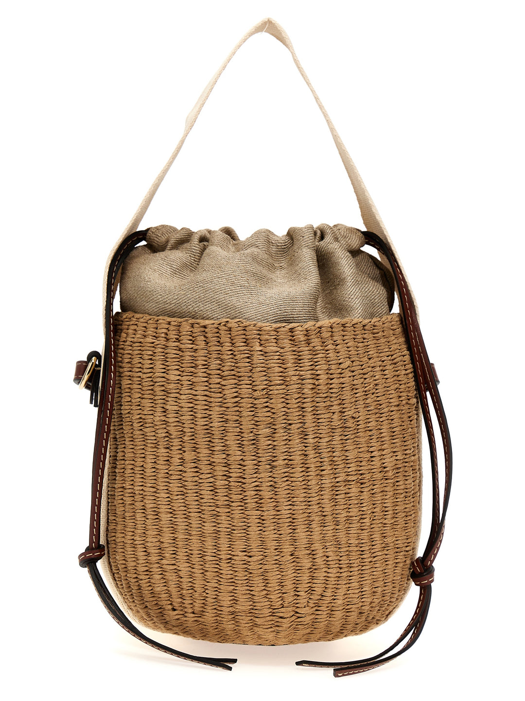 Chloé Woody Borse a Tracolla - Beige | 91d4050189ee6f40e1093fb4fb1d1c5ddca8caba
