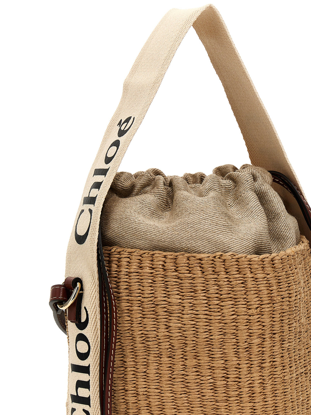 Chloé Woody Borse a Tracolla - Beige | c0a3de0e914673bc9bb4f7009f08c74f0dde19dd