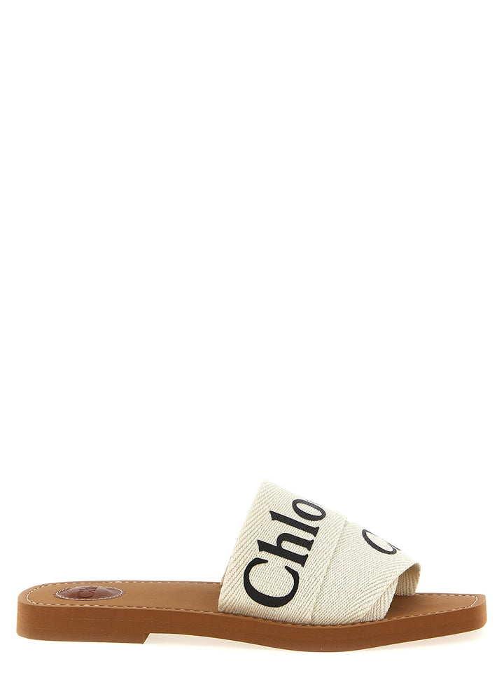 Chloé Woody Sandali - Bianco | ba32c6d9b291e3b493d477a3a6deb258ec5e76fd