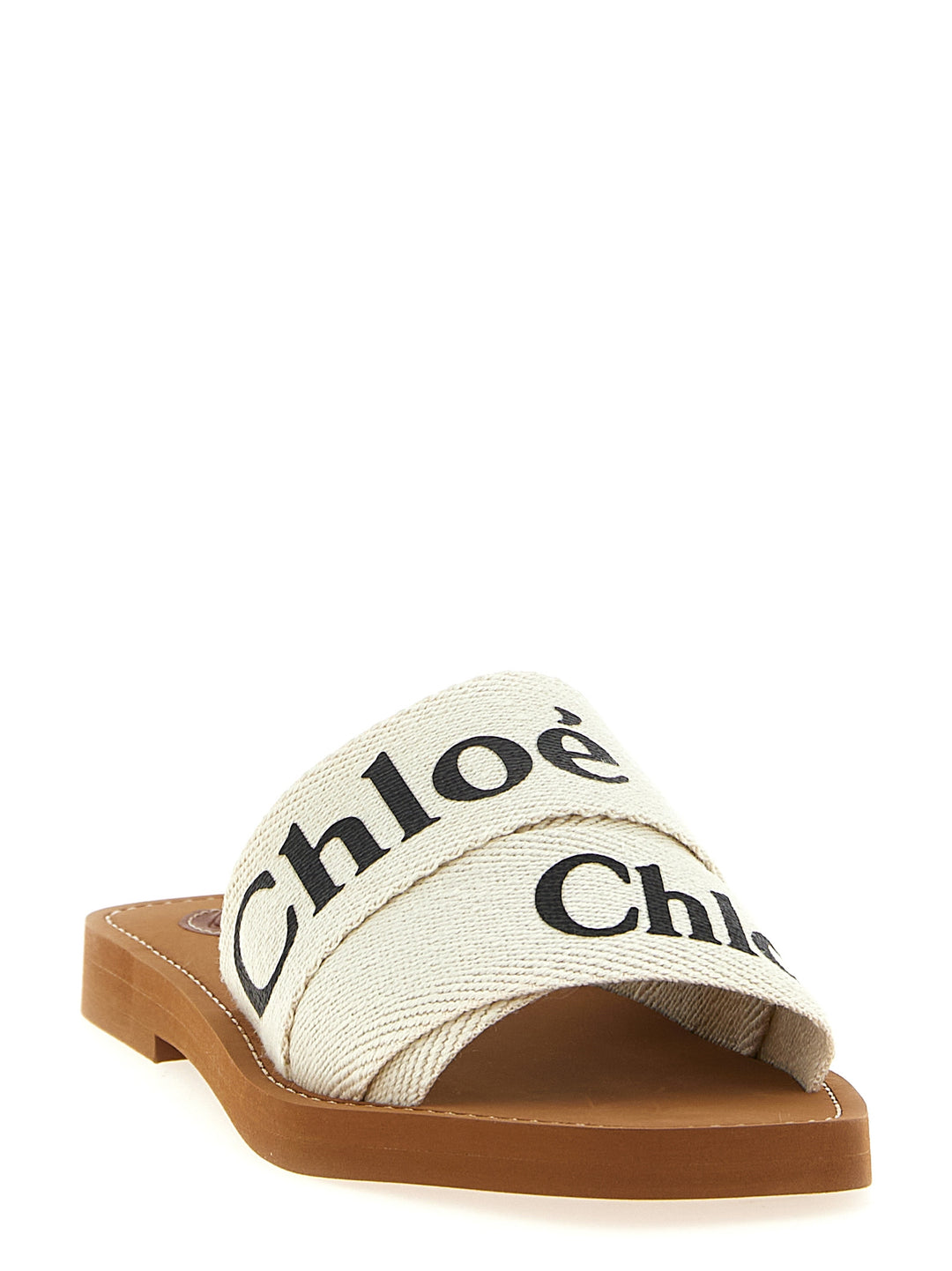 Chloé Woody Sandali - Bianco | 63506b83a060f5a5353b4e39eb3d2a5188958a3e