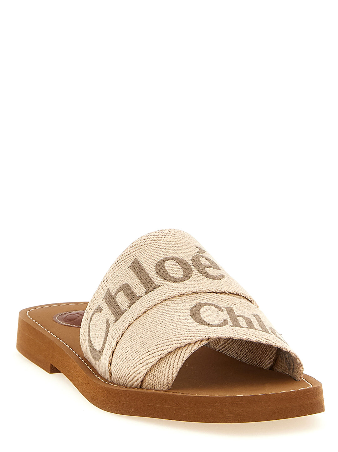 Chloé Woody Sandali - Beige | 0b9c64e81ccc362771ee868cbe6905f7ae4fa3aa