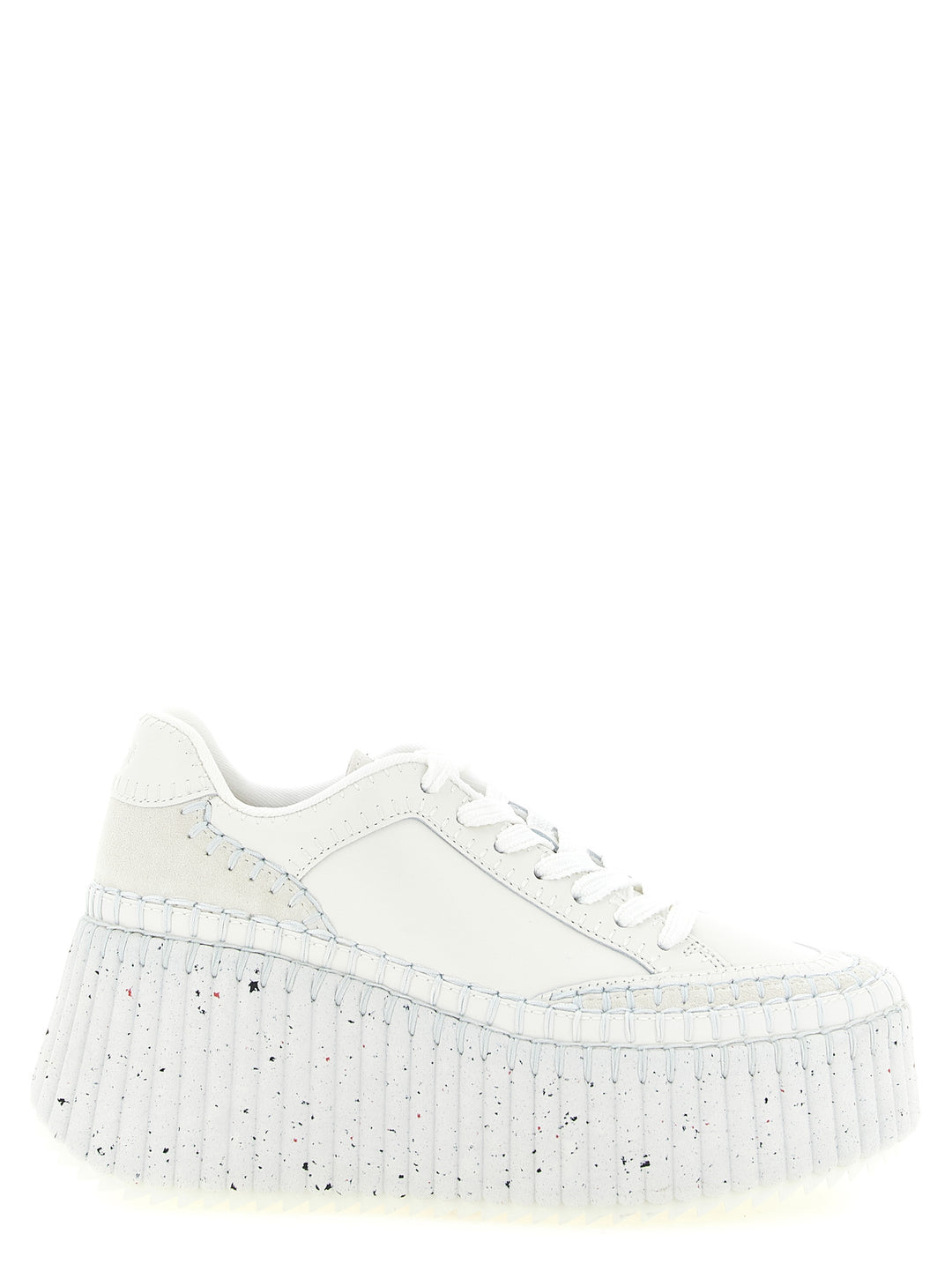 Chloé Nama Zeppe - Bianco | 0b6ea5cf3348c811c981519c3e68c7e1345c8e8f