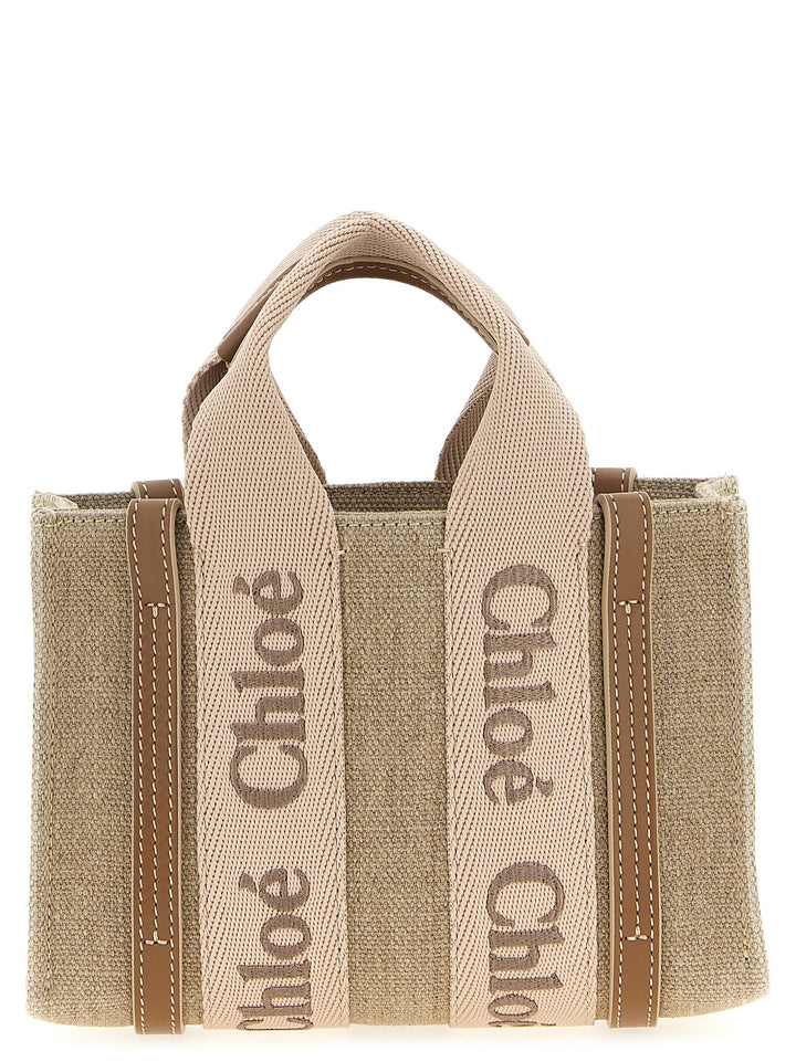 Chloé Woody Borse a Mano - Rosa | 9b0a302578f355f2a2e1c846ee3dd160760663a2
