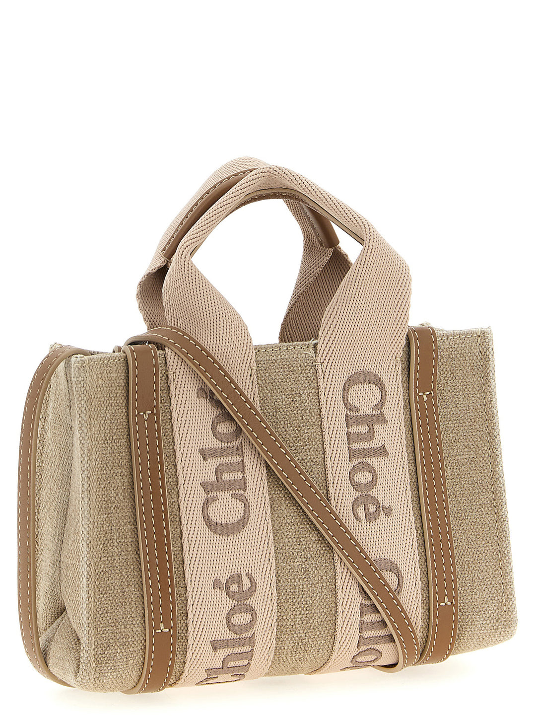 Chloé Woody Borse a Mano - Rosa | f5dd3063cc75b63f8b45da4c7f44c2397ca942e6