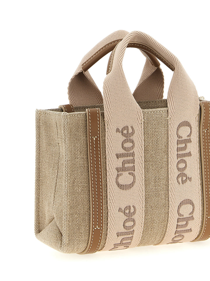 Chloé Woody Borse a Mano - Rosa | 18801cfb554afbba3325d76323b5cb968e61a961