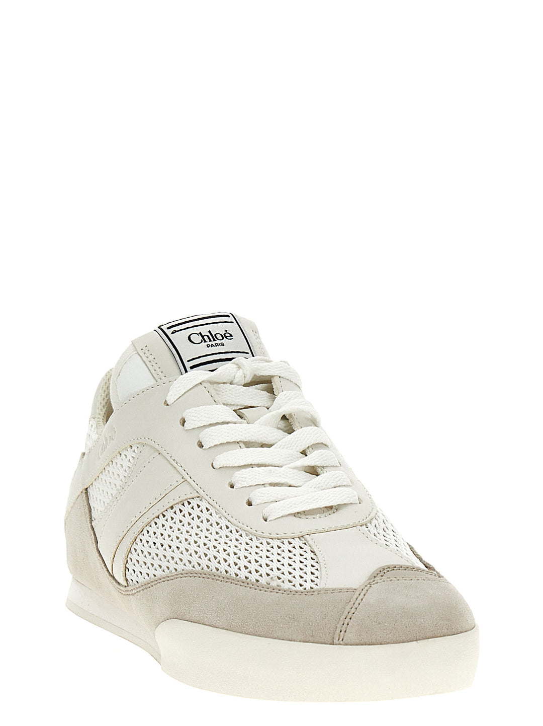 Chloé Chloé Kick Sneakers - Beige | 4d932bd7c3d32cd9b6333e2c7e3aabf6faac08b0