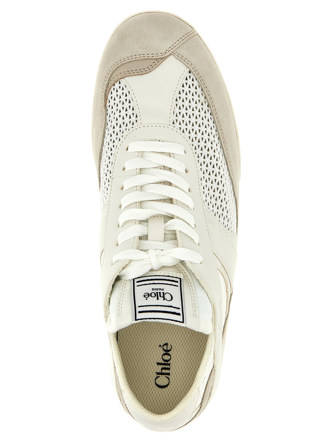 Chloé Chloé Kick Sneakers - Beige | 81ca21b2ee92a7ecbca479947c8973441ad1b6be