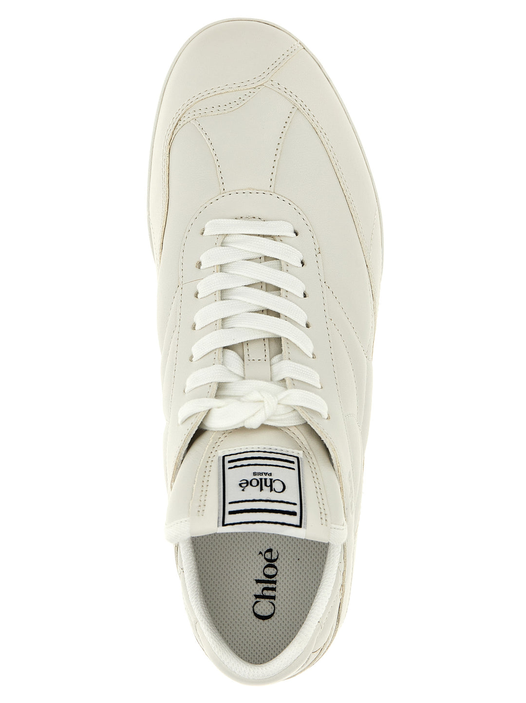 Chloé Chloé Kick Sneakers - Bianco | 28574e72795876de0607ba5a41a102bdef7d3f0d