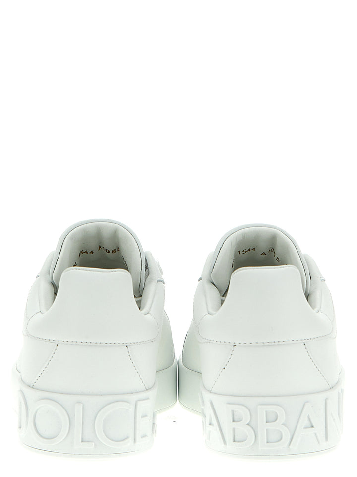 Dolce & Gabbana Portofino Sneakers - Bianco | f7d62a255ed9f5feb98fb32616ea7361b121fce3