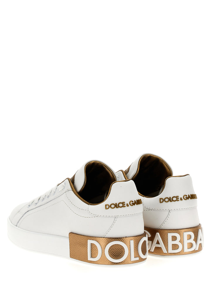 Dolce & Gabbana Portofino Sneakers - Oro | eb3ad1313a06282aa148a990b7740e0fd67c922a