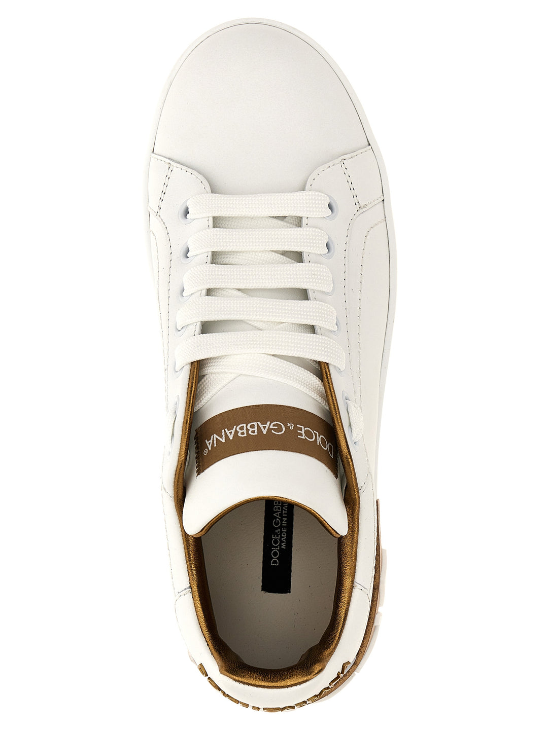 Dolce & Gabbana Portofino Sneakers - Oro | f9904b3cc7deb9b5625897eb231a7beed90dc48a