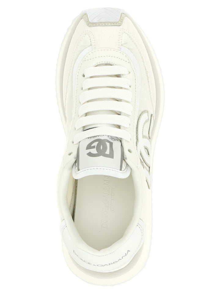 Dolce & Gabbana Dg Cushion Sneakers - Bianco | 3635e085ebbc882352fca55a119fcfb9c33d5de7