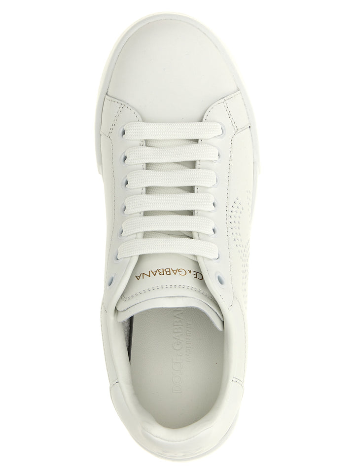 Dolce & Gabbana Portofino Sneakers - Bianco | bdd8899af0f7a69d166542de91382328459bbfc2