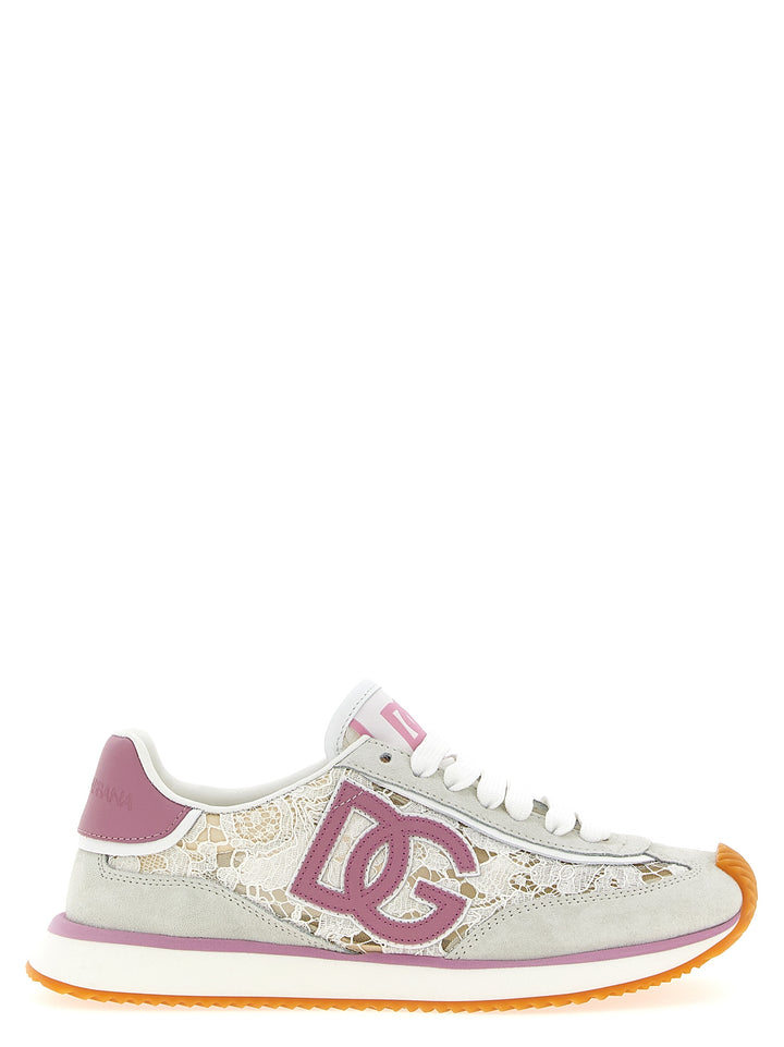 Dolce & Gabbana Dg Cushion Sneakers - Rosa | 23fbb176e078ff0de4b00612f0e8666c79af8205
