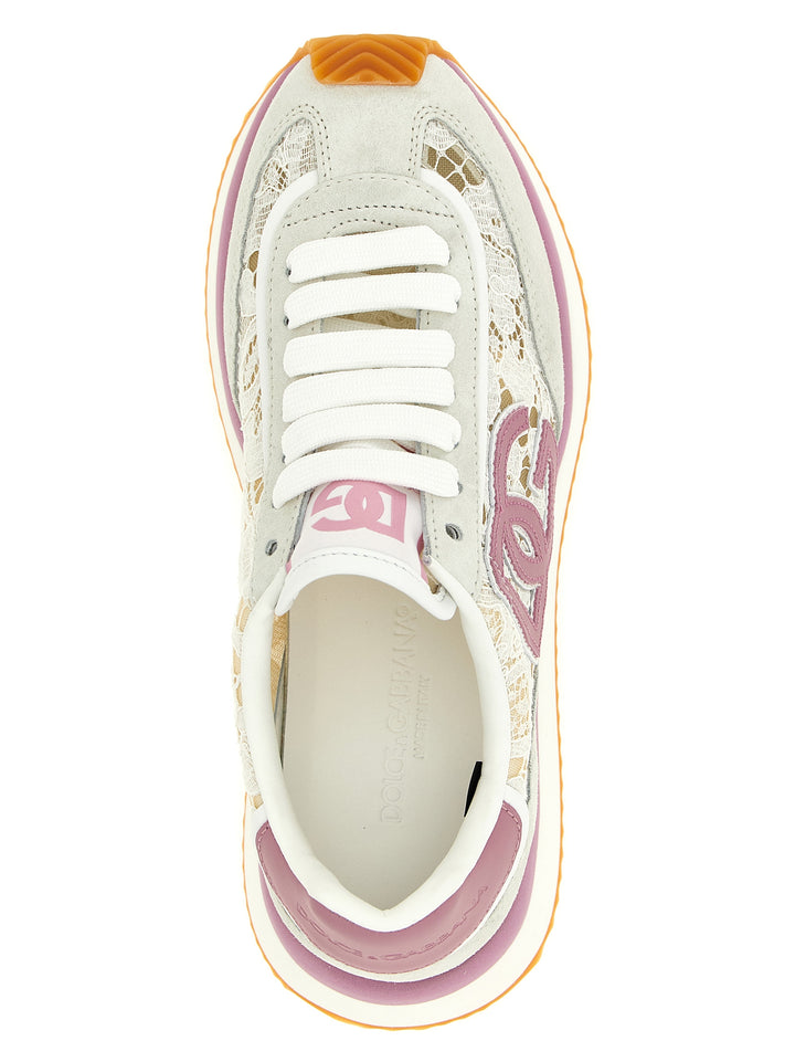 Dolce & Gabbana Dg Cushion Sneakers - Rosa | bf5bfb1bb794f1f567ff15cf2f0da26756687b9b