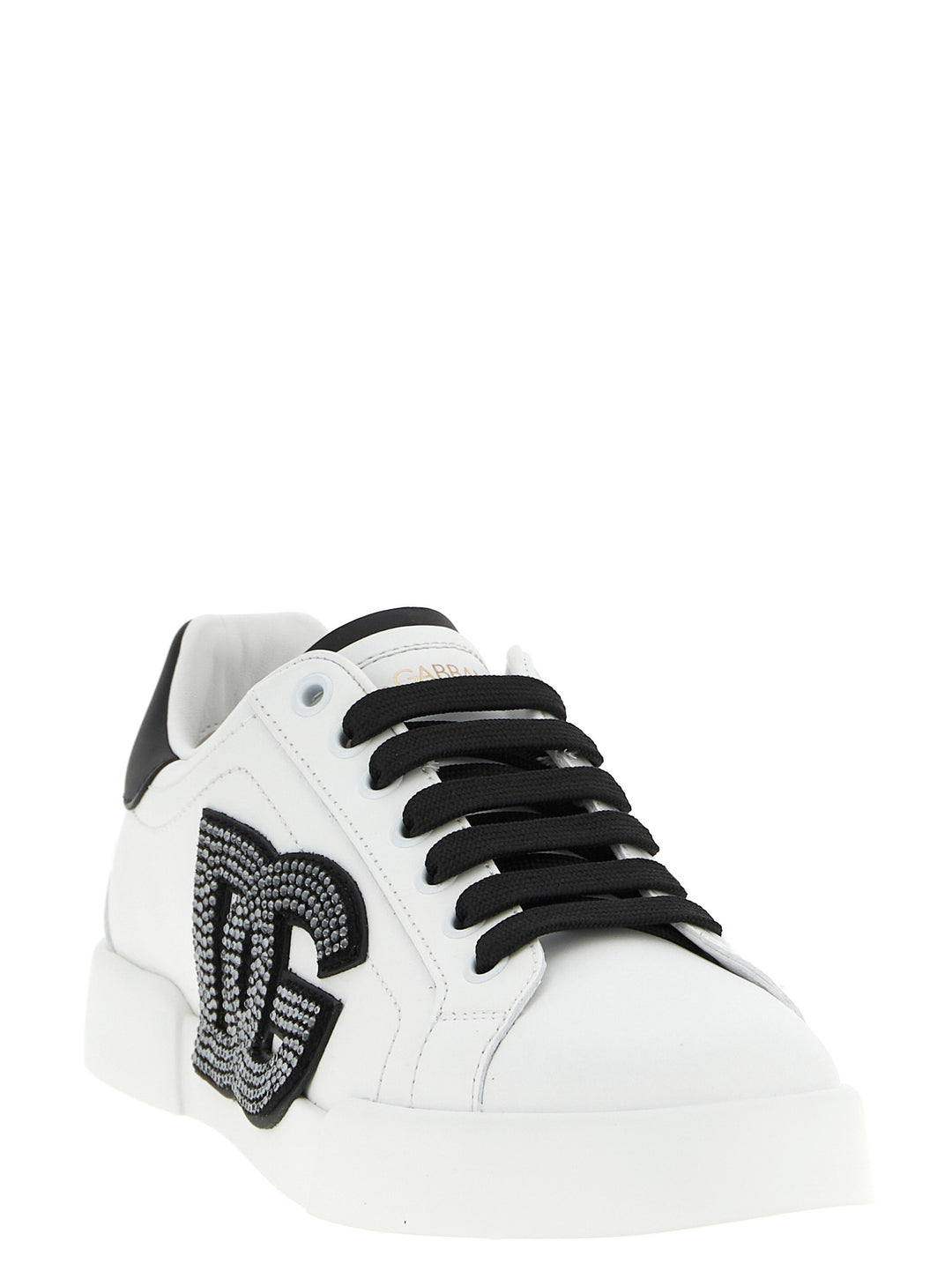 Dolce & Gabbana Portofino Light Strobel Sneakers - Bianco/Nero | d4739861fd127e7f6200e196f0e329473c9b8c91