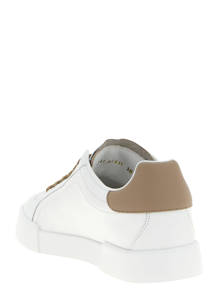 Dolce & Gabbana Portofino Sneakers - Beige | 20f805410180488a2e0082ac4c8b288a311f711c