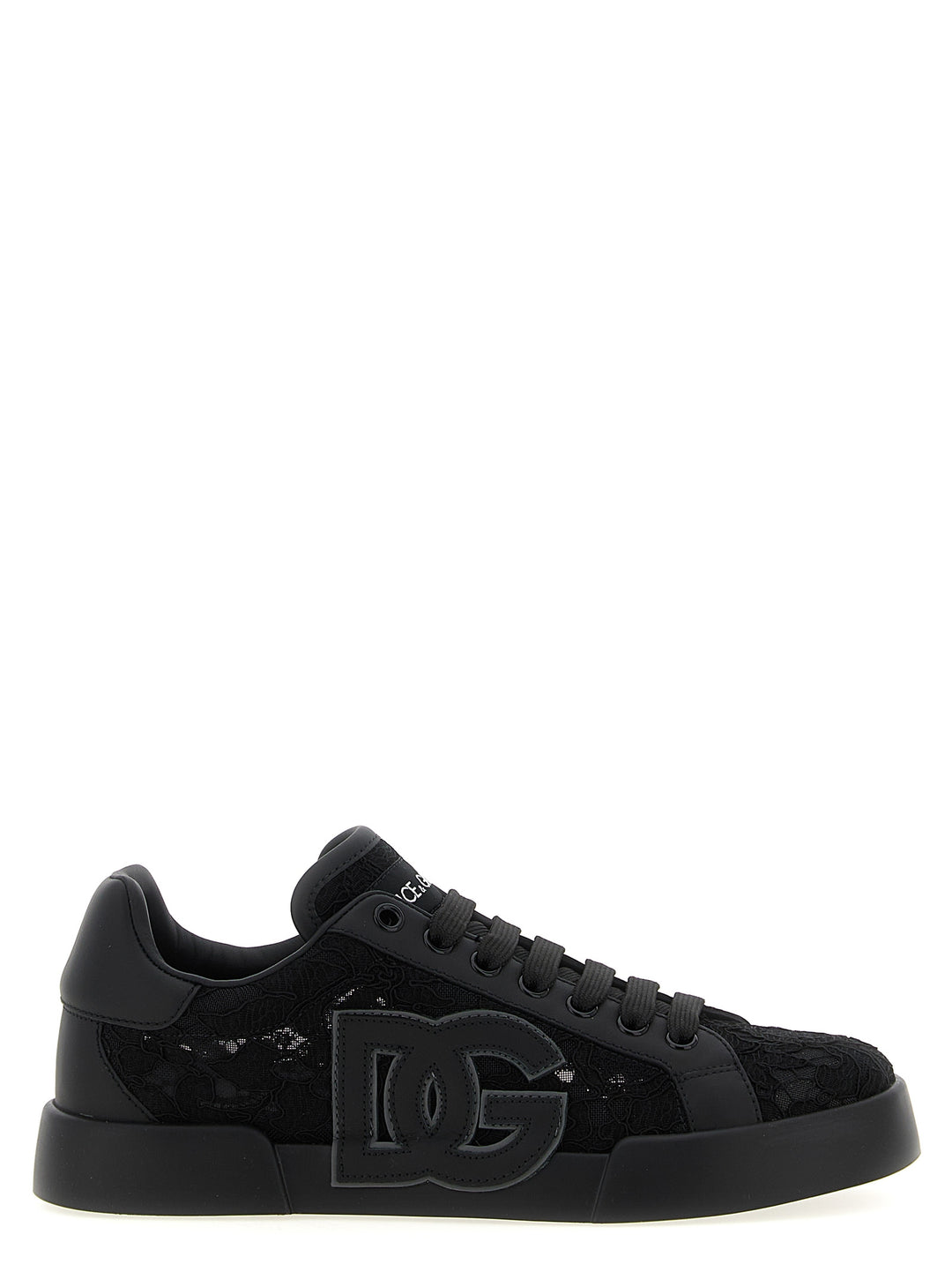 Dolce & Gabbana Portofino Light Strobel Sneakers - Nero | 8c8faf67308fd173b7a852dc87ad5ba54454ded0
