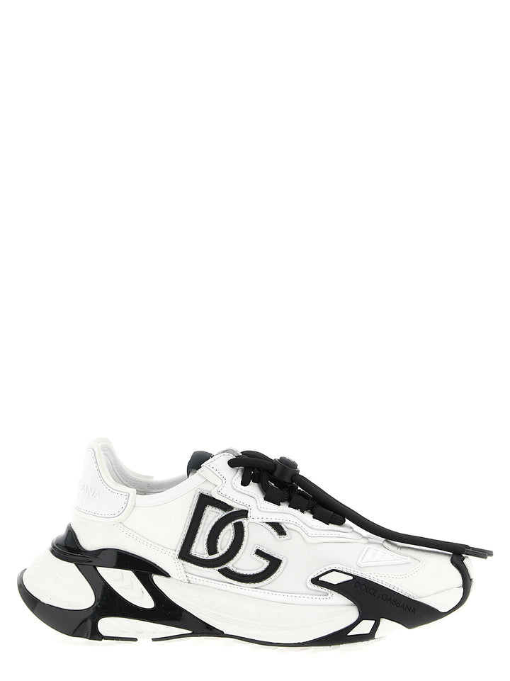 Dolce & Gabbana Day Faster Sneakers - Bianco/Nero | e73322c9bc6e31a080b58913cf2b998599286bf5