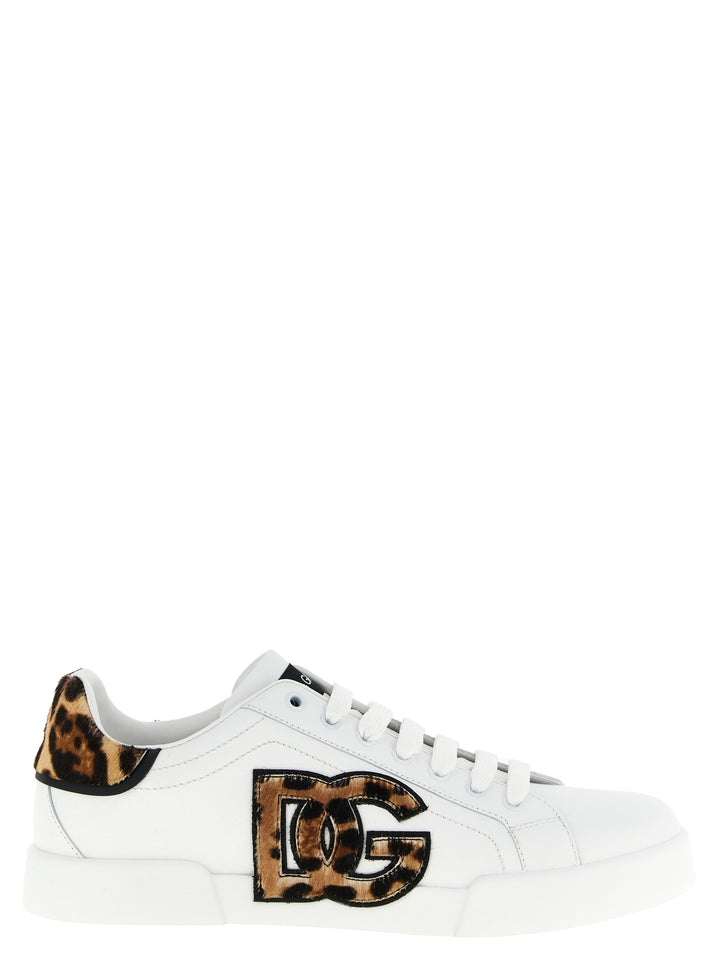 Dolce & Gabbana Portofino Light Strobel Sneakers - Marrone | a23a0a44545b7104f094ef8c00ada43412306179