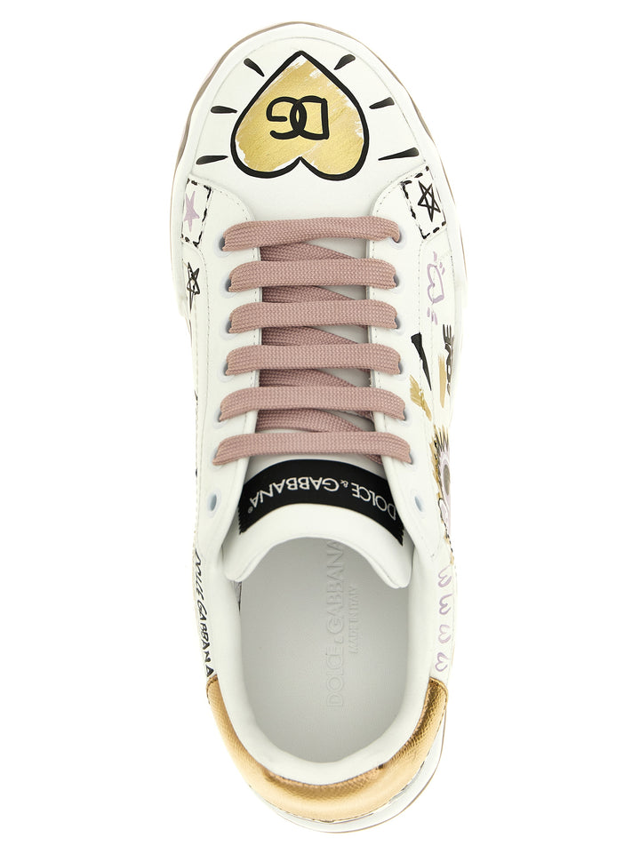 Dolce & Gabbana Portofino Sneakers - Multicolor | 4a674e3236682ccb059ee0592bddf6bc6aee7ccb